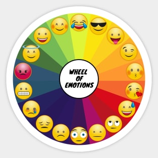 Wheel of Emotions Sticker